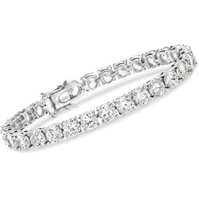 Ross-Simons 23.00 ct. t.w. CZ Tennis Bracelet in Sterling Silver