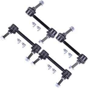 SCITOO 4pcs Front And Rear Suspension Kit Sway Bar End Link Fit 2006-2010 For Hummer H3