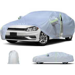 Waterproof Car Cover for VW Volkswagen Golf SportWagen/Alltrack 2015-2021, All Weather Car Cover for Automobiles Outdoor Sun UV Rain Dust Wind Protection