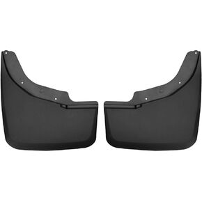 Husky Liners - Rear Mud Guards | 2015-2019 Chevrolet Silverado/GMC Sierra 3500 HD w/Dual Rear Wheels, Rear Set - Black, 2 Pc. | 57871