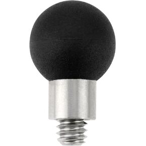 17mm Ball Adapter 1/4"-20 Threaded Cellphone Ball Mount Base Adapter Compatible with Garmin GPS Mount and 17mm Double Socket Arm, Compatible with RAM Mounts