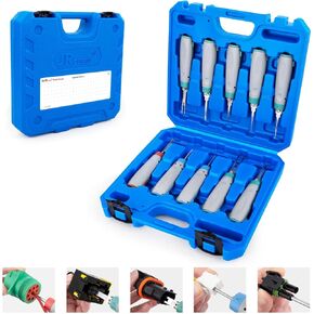 JRREEDY 10PCS TERMIAL TARTINAL TANDINAL ATTRING - أداة DEPINNING وإصدارها ل Deutsch و TE و AMP و Delphi و Aptiv - تصليح المعدات الصناعية والصناعية والزراعية