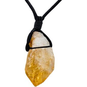 Crystal Joys Rough Gemstone Cord Necklace