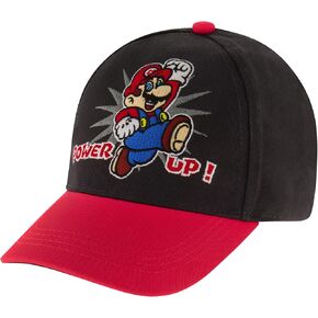 Nintendo boys Nintendo Toddler Hat for Boyâ€™s Ages 4-7, Super Mario Kids Baseball Cap, Grey, 4-7 Years US in Kuwait