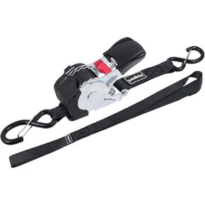 Ayaport Recretable Ratchet Tie Downs 12 ver 1200 رطل التعادل الشاق لأسفل لتأمين البضائع والدراجات النارية ودراجة الأوساخ ورف سقف السيارة ومقطورة وملحقات شاحنة