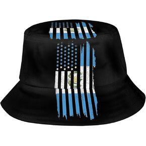 Fashion Guatemala Flag Bucket Hat Guatemalan Fisherman Hat Summer Wide Brim Sun Protection Hats for Women Men