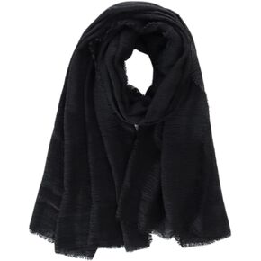 Unisex Cotton Blend Crinkle Vintage Soft Long Scarf Gauze Scarves Shawls Wrap 35" × 75" in Kuwait