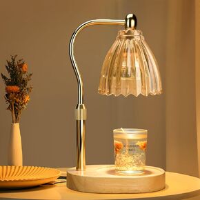 Candle Warmer Lamp with Timer,Candle Warmer，Adjustable Height Candle lamp for Scented Wax Jar Candles
