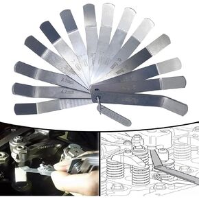 88880053 Feeler Gauge Jake Brake Tool Set Compatible with Volvo Mack MP7, MP8, MP10, D12, D13, D16 Engines, Intake and Exhaust Valve Adjustment Kit (14PCS) Replace # 88880052 85111377