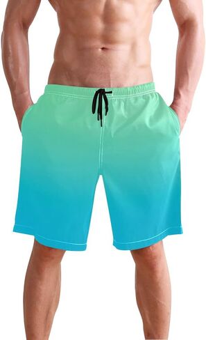 Magenta Purple Fuchsia Men's Beach Shorts Swim Trunks Quick Dry Swim Board shorts With Pockets L in Saudi Arabia