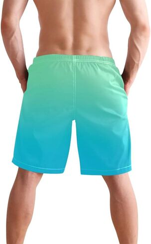 Magenta Purple Fuchsia Men's Beach Shorts Swim Trunks Quick Dry Swim Board shorts With Pockets L in Saudi Arabia
