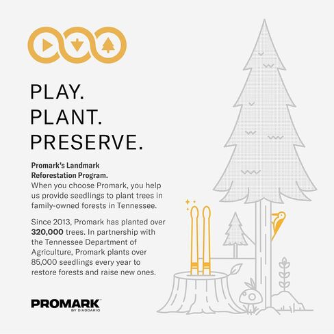 ProMark Drum Sticks - Classic 5A Drumsticks - FireGrain For Playing Harder, Longer - No Excess Vibration - Lacquer Finish, Oval Wood Tip, Hickory Wood - 1 Pair in Saudi Arabia