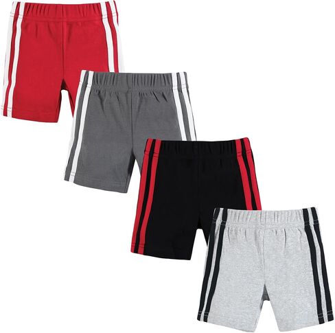 Hudson Baby Unisex Baby and Toddler Shorts Bottoms 4-Pack, Lemons, 3 Toddler in Saudi Arabia