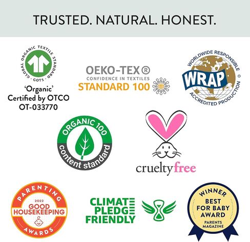 ملابس داخلية بأكمام طويلة من القطن العضوي للأطفال من الجنسين من HonestBaby، مجموعة متعددة من تي شيرت للأطفال الصغار، 5 عبوات من حقول النحاس باللون العاجي، 0-3 أشهر أمريكية in Kuwait