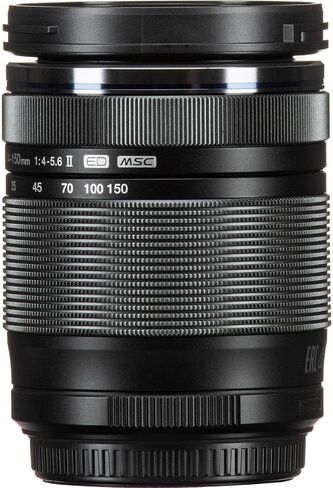 Olympus M.Zuiko Digital ED 14-150mm F4.0-5.6 II عدسة للكاميرات الأربعة ثلاثة (أسود) in Saudi Arabia
