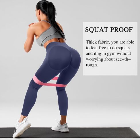 Coume 3 PCS Womens تمرين طماق بعقب رفع سلس Scrunch Yoga Pants البطن لباس ضيق وسط الخصر in Kuwait