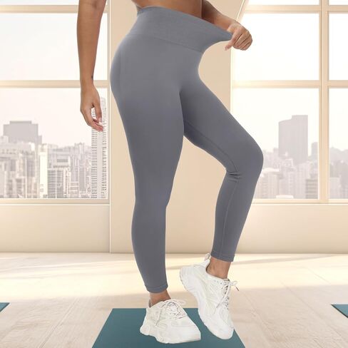 Coume 3 PCS Womens تمرين طماق بعقب رفع سلس Scrunch Yoga Pants البطن لباس ضيق وسط الخصر in Kuwait