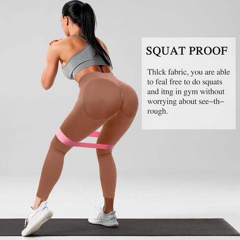 Coume 3 PCS Womens تمرين طماق بعقب رفع سلس Scrunch Yoga Pants البطن لباس ضيق وسط الخصر in Kuwait