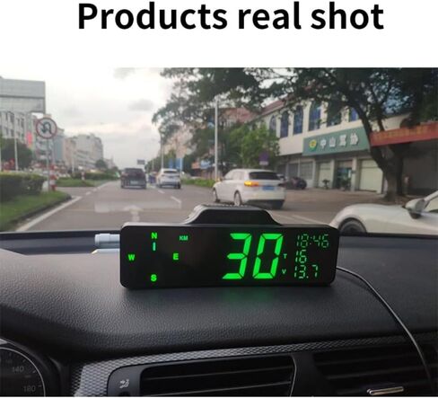 شاحنة عداد عداد السرعة GPS لأعلى شاشة للسيارات للسيارات MPH Digital Auto Compass للاطلاع على الجهد الكهربائي للبطارية الجهد التنبيه HUD لعربة الجولف جميع المركبات in Saudi Arabia