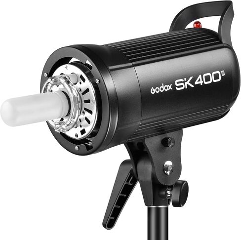 Godox SK400II 400Ws Photo Studio Strobe Flash Monolight Light with Bowens Mount &Lamp Head,150W Modeling Lamp for Studio,Shooting,Location and Portrait Photography-110V in Kuwait