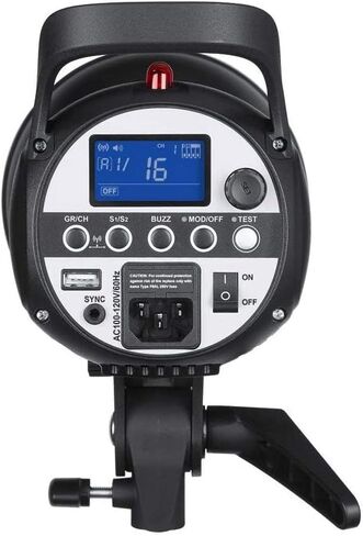 Godox SK400II 400Ws Photo Studio Strobe Flash Monolight Light with Bowens Mount &Lamp Head,150W Modeling Lamp for Studio,Shooting,Location and Portrait Photography-110V in Kuwait