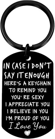 Coolvy Valentines Day Gifts for Him Drive Safe Keychains for Boyfriend Husband Birthday Anniversary Christmas Gifts From Wife in Saudi Arabia