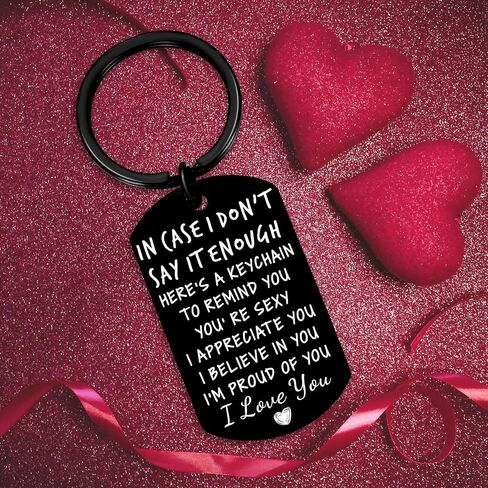 Coolvy Valentines Day Gifts for Him Drive Safe Keychains for Boyfriend Husband Birthday Anniversary Christmas Gifts From Wife in Saudi Arabia