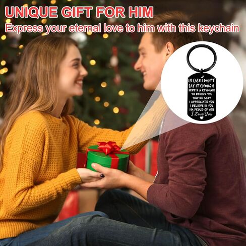 Coolvy Valentines Day Gifts for Him Drive Safe Keychains for Boyfriend Husband Birthday Anniversary Christmas Gifts From Wife in Saudi Arabia