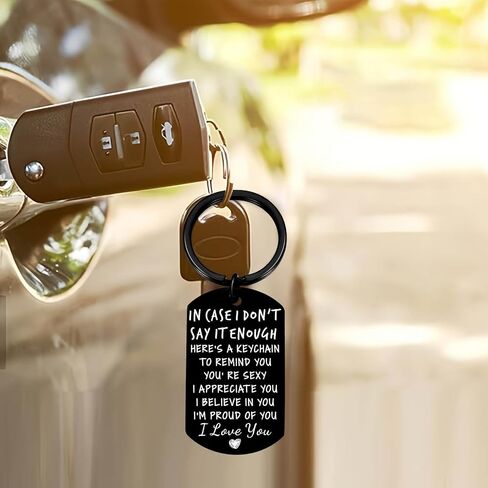 Coolvy Valentines Day Gifts for Him Drive Safe Keychains for Boyfriend Husband Birthday Anniversary Christmas Gifts From Wife in Saudi Arabia