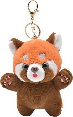 Adorable Red Fox Plush Keychain – Cute Backpack Accessory, Wristlet Charm, Holiday Gift, Handbag & Car Decoration in Saudi Arabia
