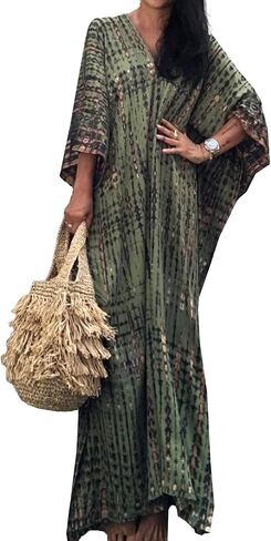 موس روز نساء الصيف caftan coverups فستان كيمونو الشاطئ in Kuwait