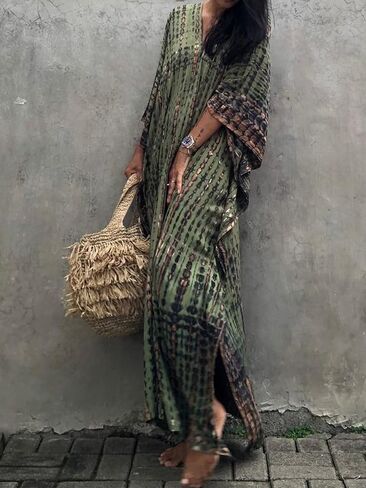 موس روز نساء الصيف caftan coverups فستان كيمونو الشاطئ in Kuwait