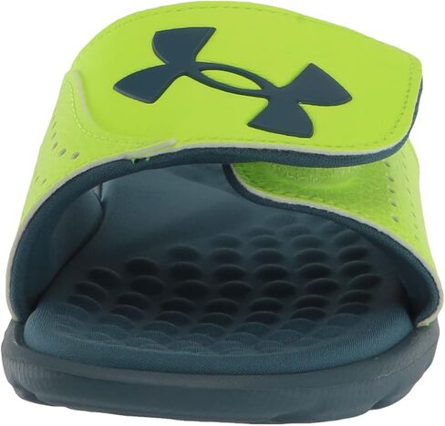 Under Armour Boys' Ignite Pro Slide, (001) Black / Black / White, 3, US in Saudi Arabia