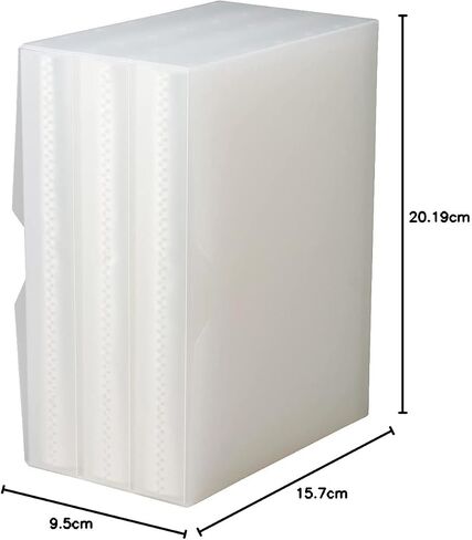 MUJI 61434971 Polypropylene Film Album, 2 Tiers, Set of 3, L Size, 136 Sheets x 3 Books in Saudi Arabia