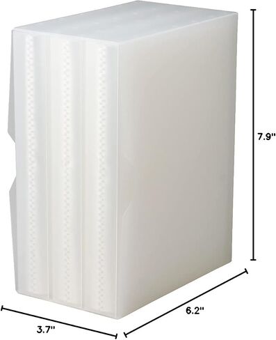 MUJI 61434971 Polypropylene Film Album, 2 Tiers, Set of 3, L Size, 136 Sheets x 3 Books in Saudi Arabia