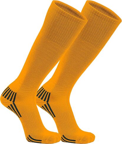 Franklin Sports Youth-Baseball + Softball Socks - Yellow-Baseball + Softball Knee Socks for Kids - Boys + Girls Tall Sports Socks - Youth Medium in Saudi Arabia