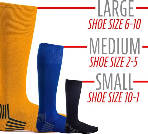 Franklin Sports Youth-Baseball + Softball Socks - Yellow-Baseball + Softball Knee Socks for Kids - Boys + Girls Tall Sports Socks - Youth Medium in Saudi Arabia