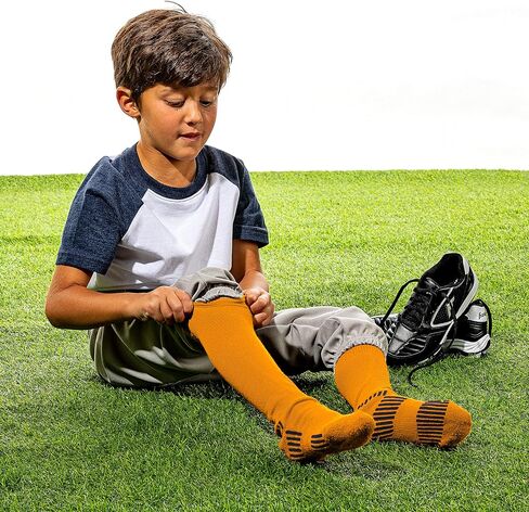 Franklin Sports Youth-Baseball + Softball Socks - Yellow-Baseball + Softball Knee Socks for Kids - Boys + Girls Tall Sports Socks - Youth Medium in Saudi Arabia