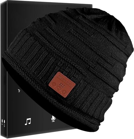 SMINIKER Wireless Beanie Hat Musical Hat for Outdoor Sports & Christmas Gifts for Teenagers Men and Women Grey in Kuwait