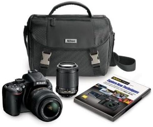 كاميرا نيكون D5100 دي اس ال ار مع عدسة تكبير نيكور 18-55 ملم f/3.5-5.6 (الطراز القديم) in Saudi Arabia