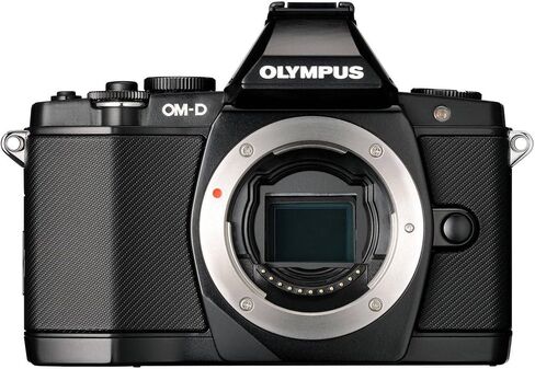 كاميرا SLR رقمية من سلسلة Olympus E-M5 OM-D مع عدسة 14-42 ملم (أسود) in Kuwait