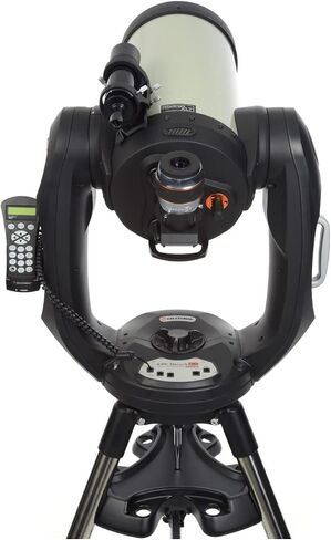 Celestron CPC Deluxe HD 11" GoTo Telescope for Maximum Light Gathering | Advanced Flat-Field EdgeHD Optics, Premium Altazimuth Mount, Visual & Astroimaging Ready, SkyAlign Technology in Saudi Arabia