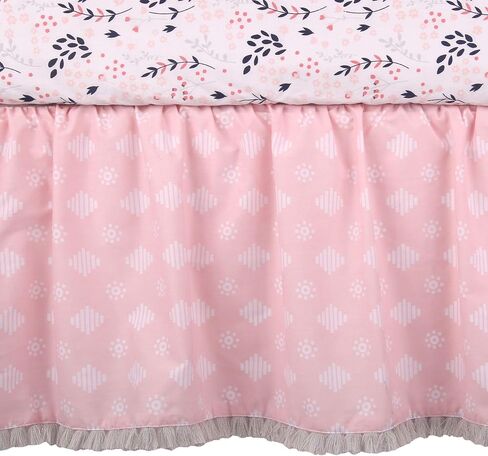 Lambs & Ivy Painted Forest 4-Piece Crib Bedding Set - Gray, Beige, White in Saudi Arabia