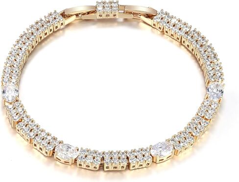 سوار أخضر/أحمر/أزرق/أبيض أبدي مع الأحجار الكريمة الزركونيا المكعبة للنساء للهدية. in Kuwait