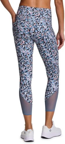 RBX Activewear Women's Yoga Leggings with Pockets, 7/8 Legging with Mesh Ankle Length Workout Pants Squat Proof Tights in Saudi Arabia
