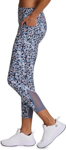 RBX Activewear Women's Yoga Leggings with Pockets, 7/8 Legging with Mesh Ankle Length Workout Pants Squat Proof Tights in Saudi Arabia