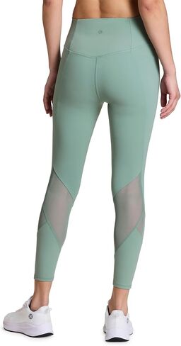 RBX Activewear Women's Yoga Leggings with Pockets, 7/8 Legging with Mesh Ankle Length Workout Pants Squat Proof Tights in Saudi Arabia