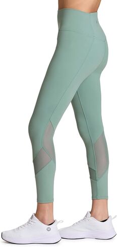 RBX Activewear Women's Yoga Leggings with Pockets, 7/8 Legging with Mesh Ankle Length Workout Pants Squat Proof Tights in Saudi Arabia