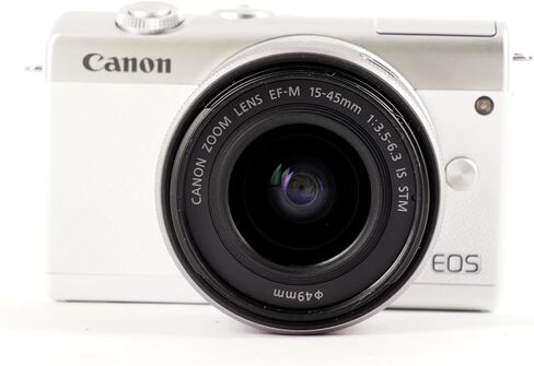 Canon EOS M200 Compact Mirrorless Digital Vlogging Camera with EF-M 15-45mm Lens, Vertical 4K Video Support, 3.0-inch Touch Panel LCD, Built-in Wi-Fi, and Bluetooth Technology, Black in Kuwait