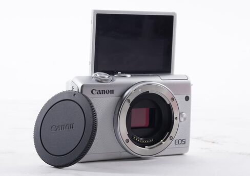 Canon EOS M200 Compact Mirrorless Digital Vlogging Camera with EF-M 15-45mm Lens, Vertical 4K Video Support, 3.0-inch Touch Panel LCD, Built-in Wi-Fi, and Bluetooth Technology, Black in Kuwait